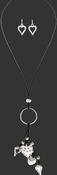 Cord Heart Bundle Rain Jewelry N2799S