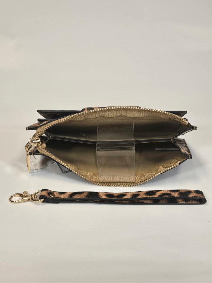 Kyla Leopard Wallet Md Jen & Co WL0004RF