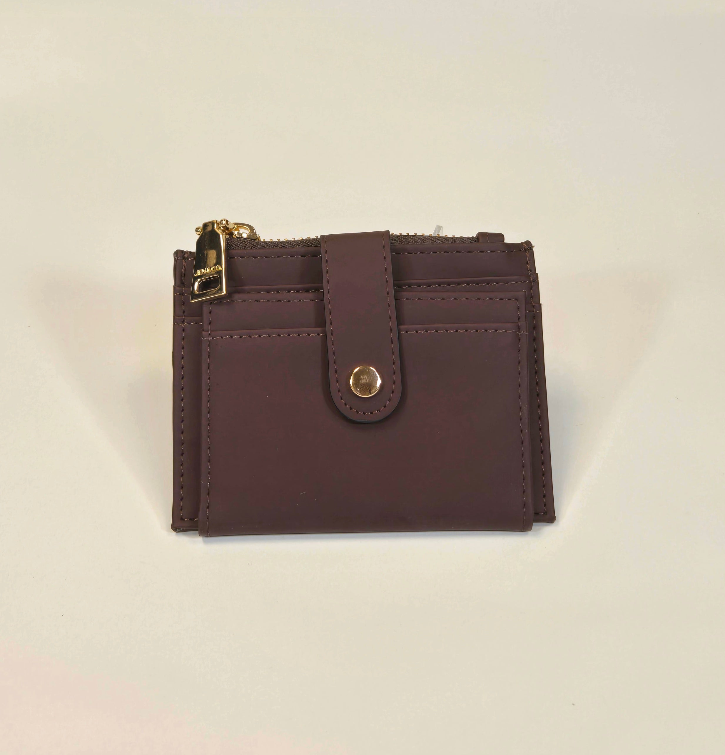 Sam Matte Dark Plum Wallet Jen & Co WL1904 DK.PL