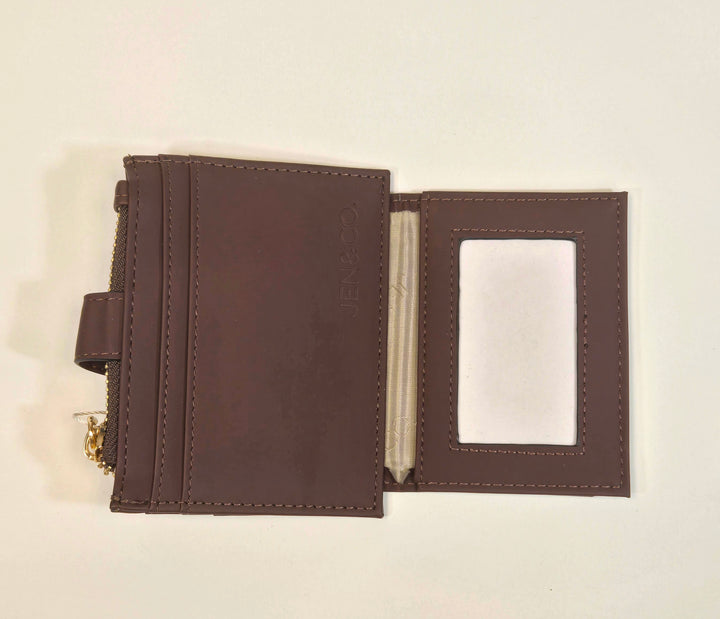 Sam Matte Dark Plum Wallet Jen & Co WL1904 DK.PL