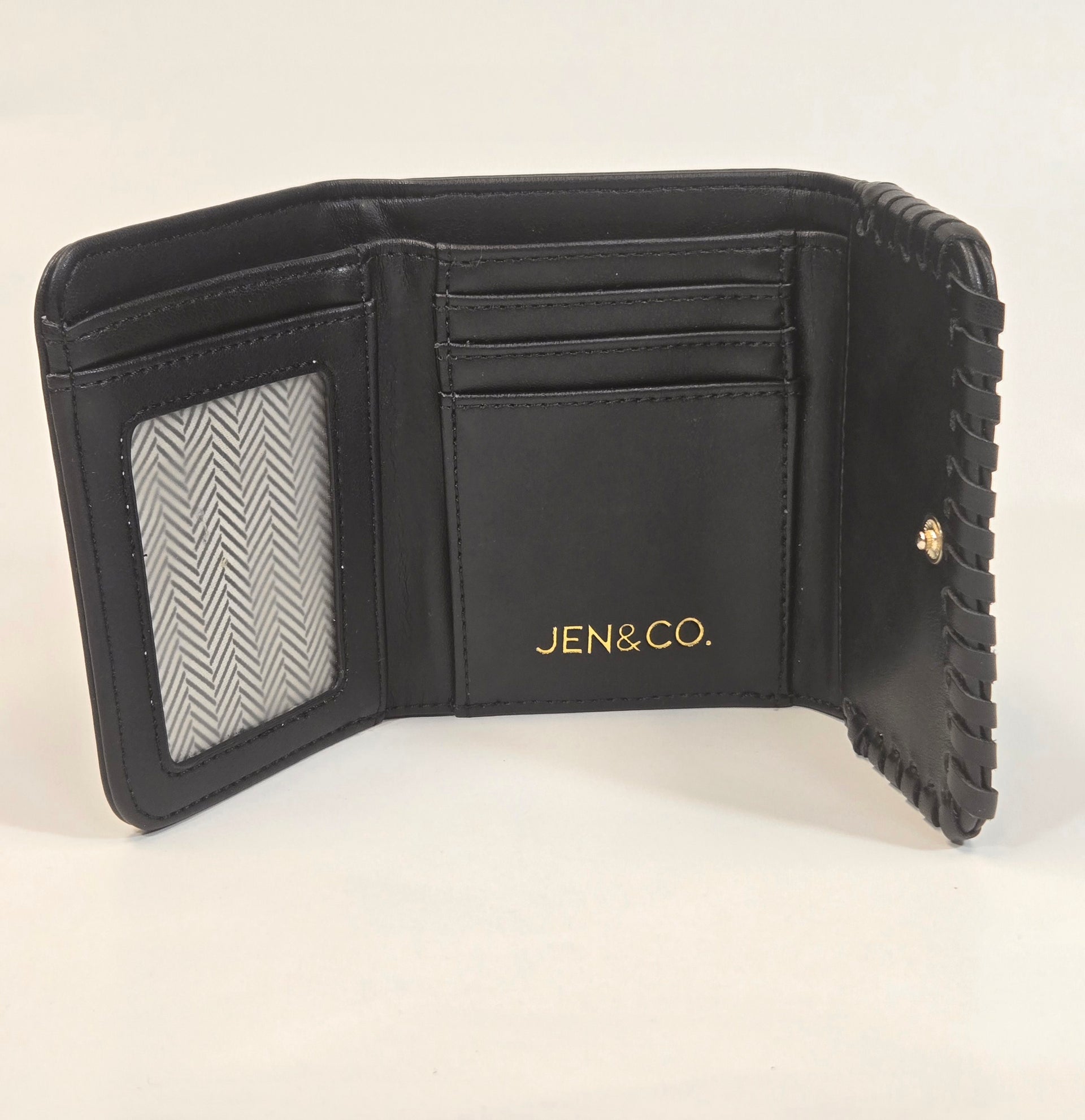Logan Wallet Black BK Jen & Co WL2352