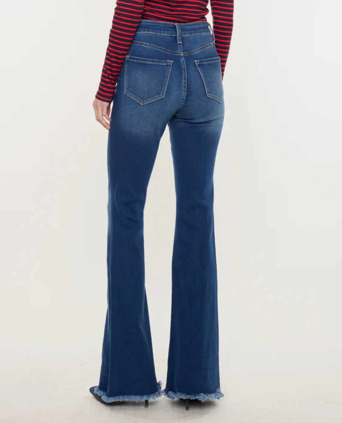High Rise Flare Jeans Kancan KC7858M