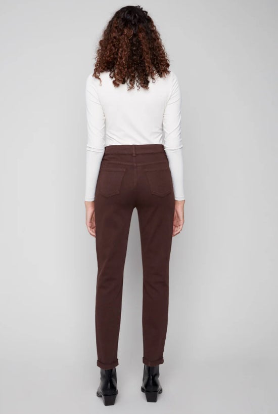 Mocha Twill Pants Charlie B C5309Y-188B
