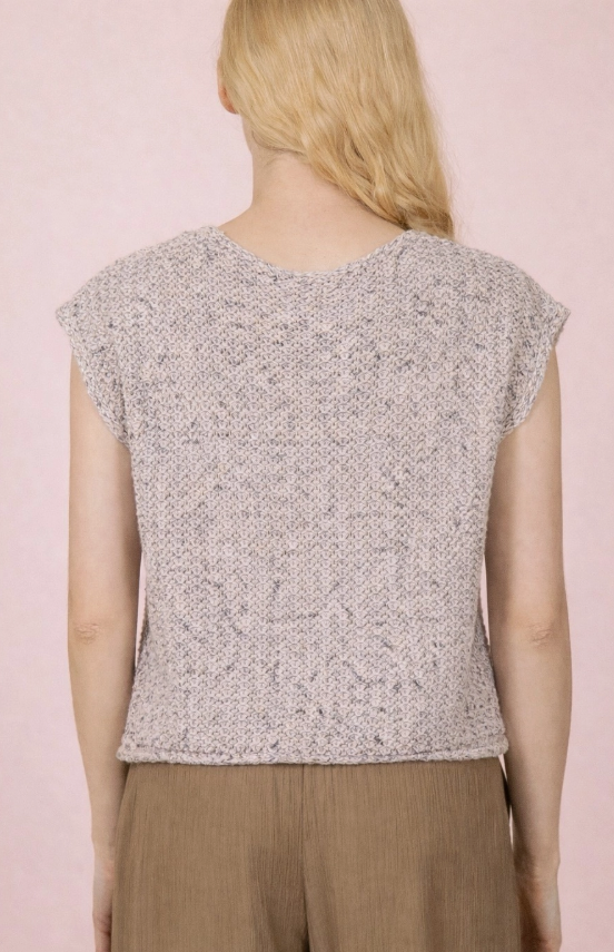 Knit Top Oatmeal Very J 12W3377N