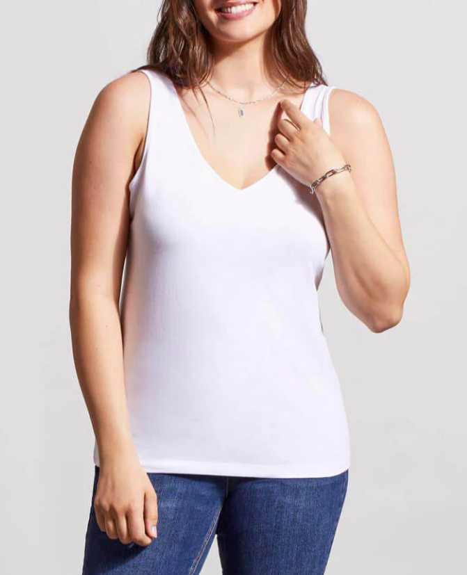 White Two Way Wear Cami Tribal 48200-3934-0001