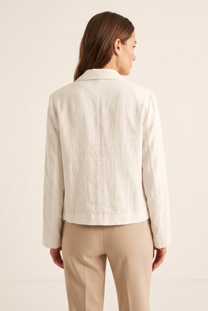 Charlie B - The Everyday White Blazer - White - C6361-229B