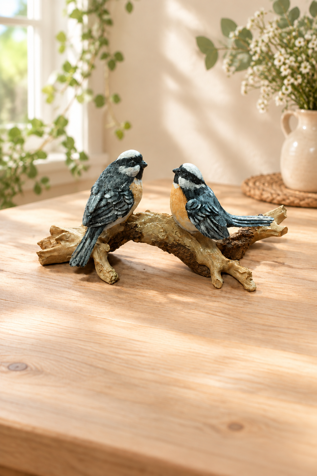 Hand Painted Birds on a Branch 82407