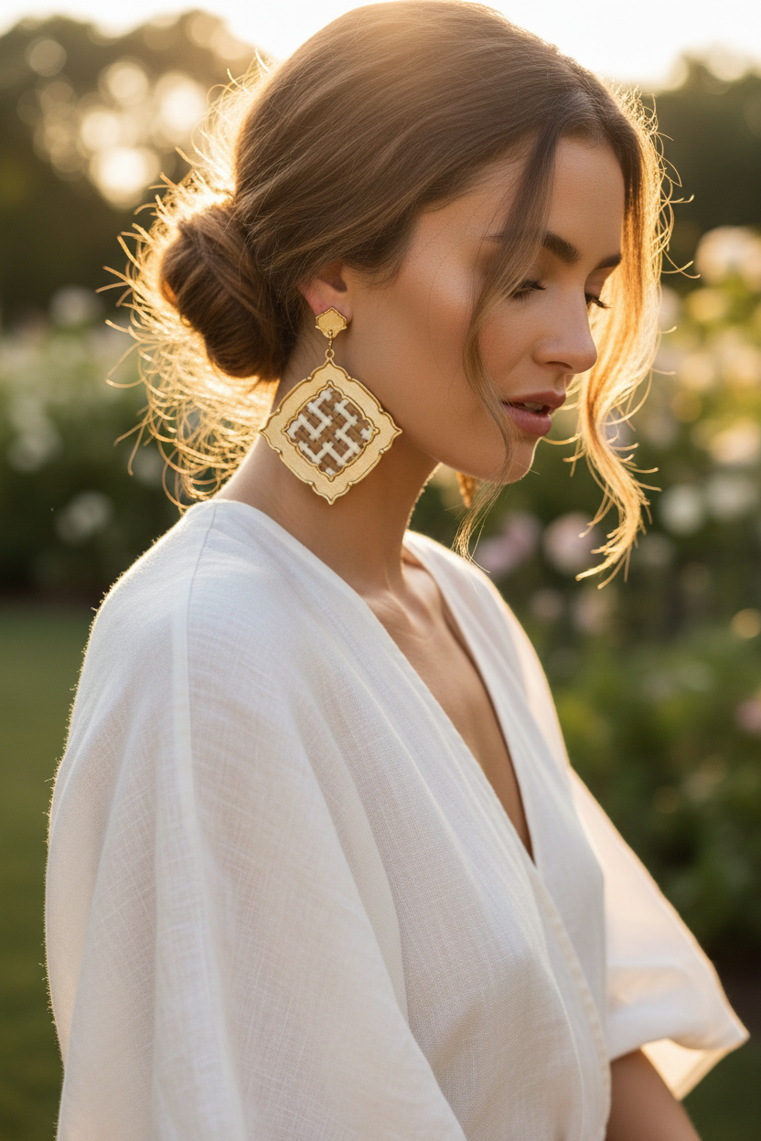 Boho editorial model