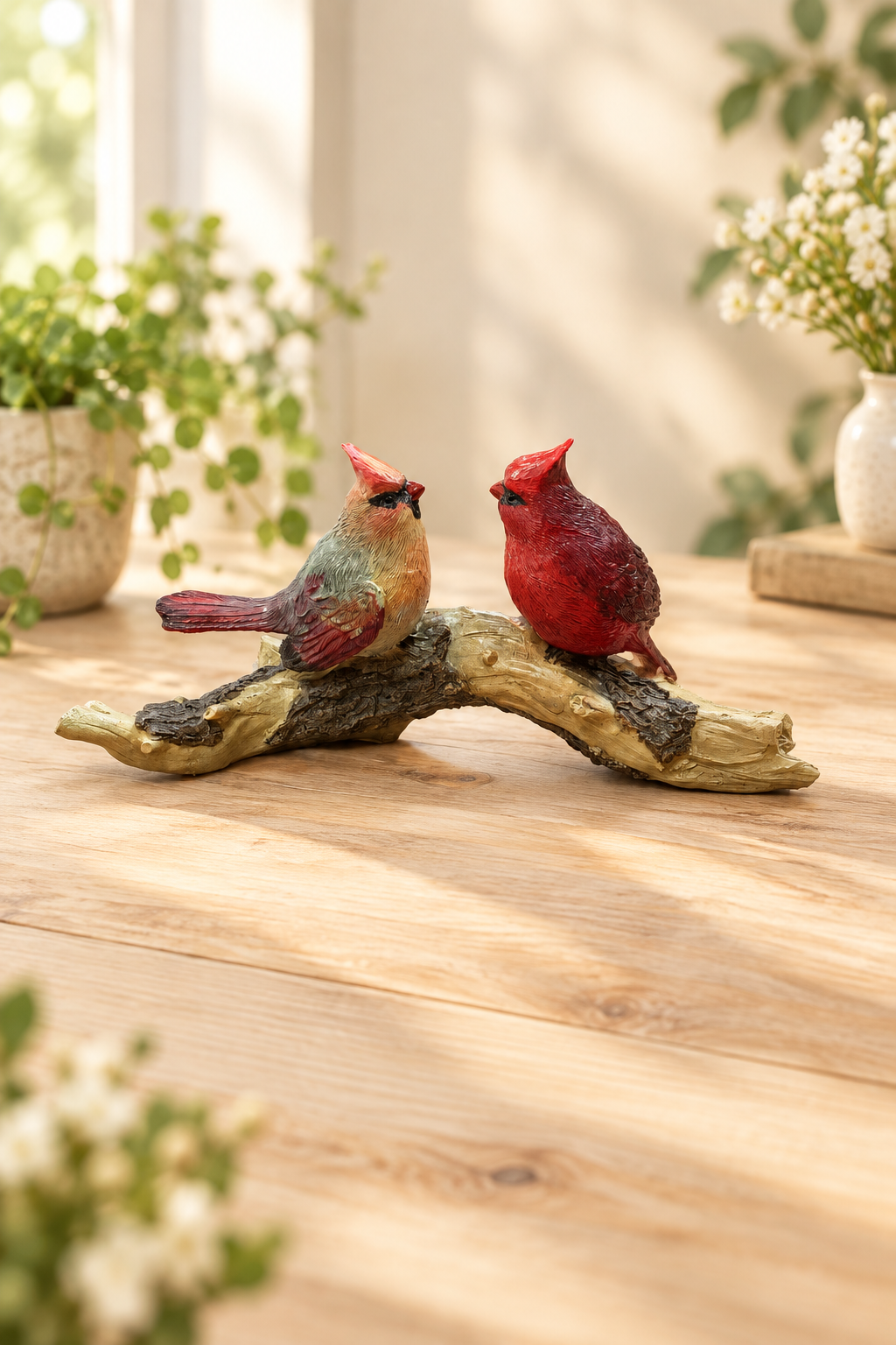 Hand Painted Birds on a Branch 82407