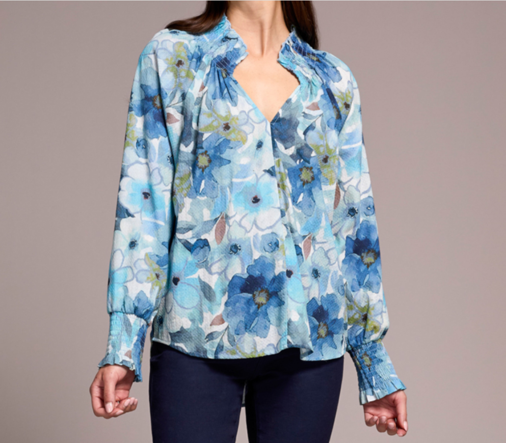 Slateblue Top Tribal 23960-8250-2637