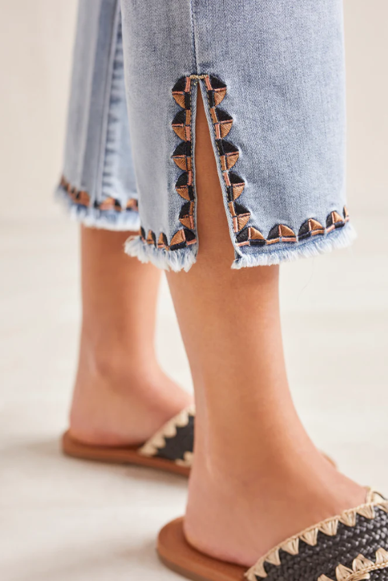 Lt Breeze Blue Audrey Pant Tribal 54420-4960-1484