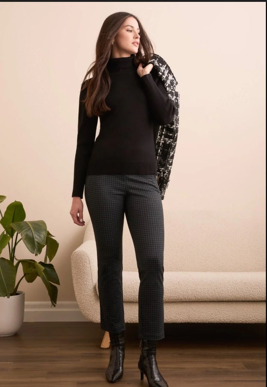 Turtleneck With Ribbed Cuff Tribal 47080-835