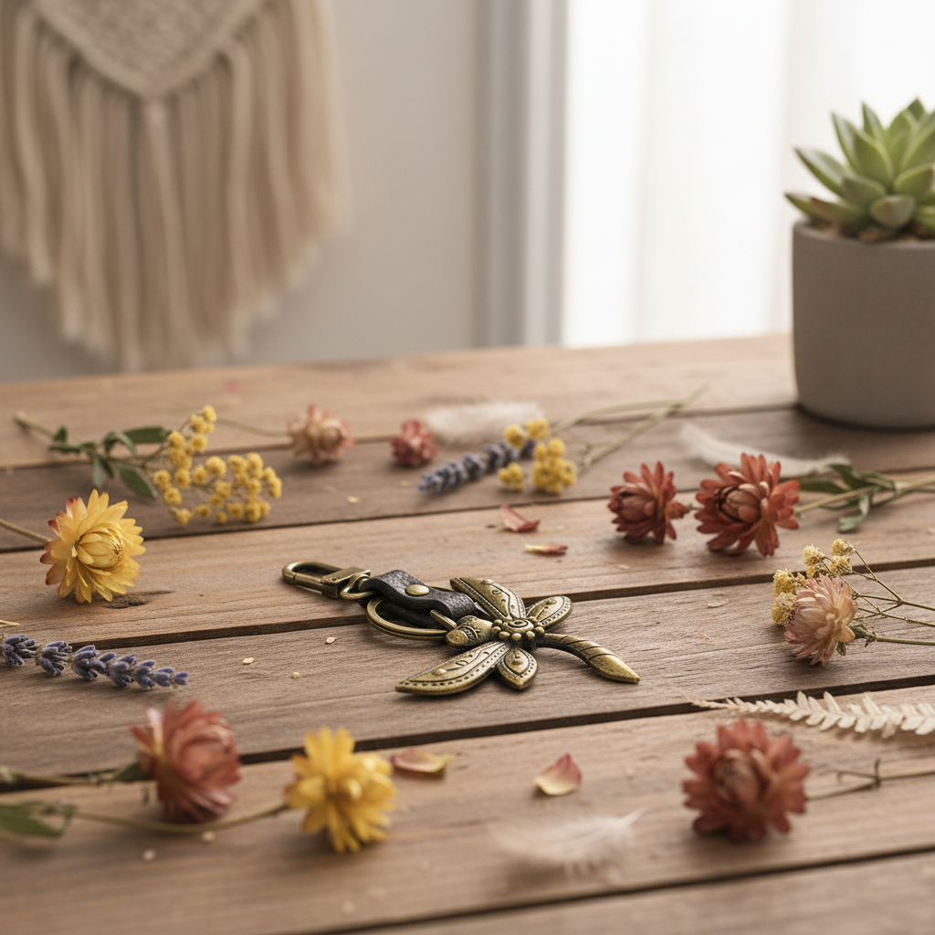 Dragonfly Keychain Lifestyle 1