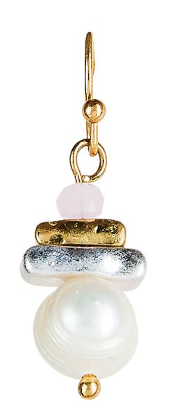 Disc Stacker Earrings Gold Rain Jewelry E1072TT