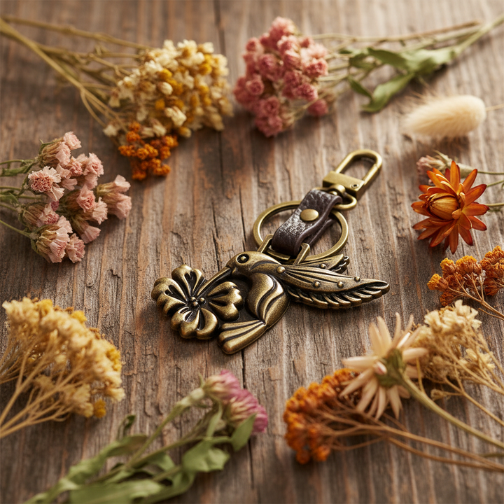 Hummingbird Keychain Lifestyle 1
