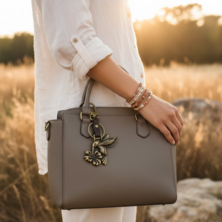 Hummingbird Keychain Lifestyle 2