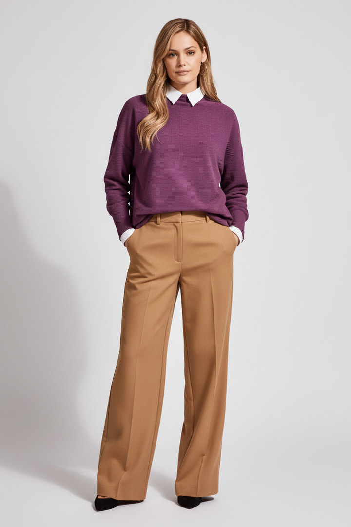Layered studio look