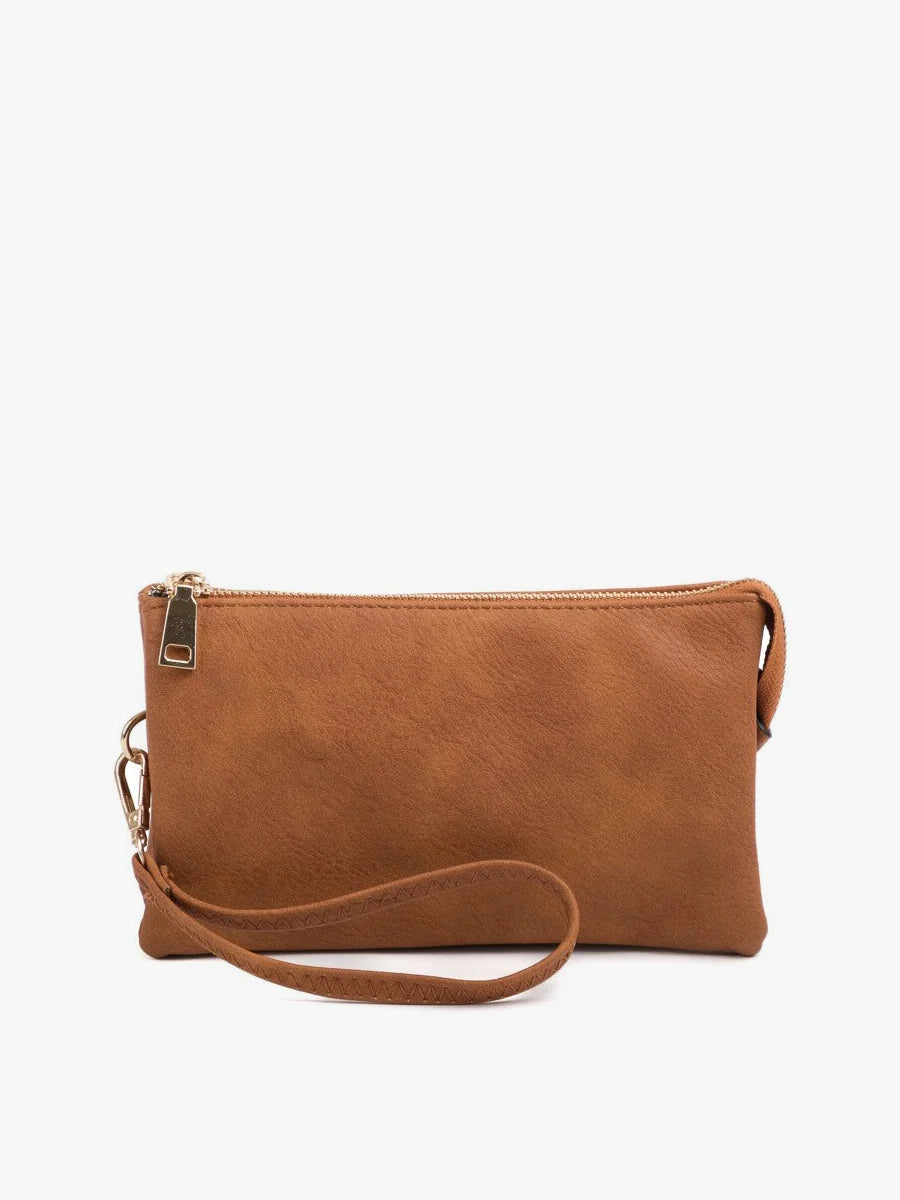 Brown Riley Crossbody/Wristlet | Jen & Co - M013-BR