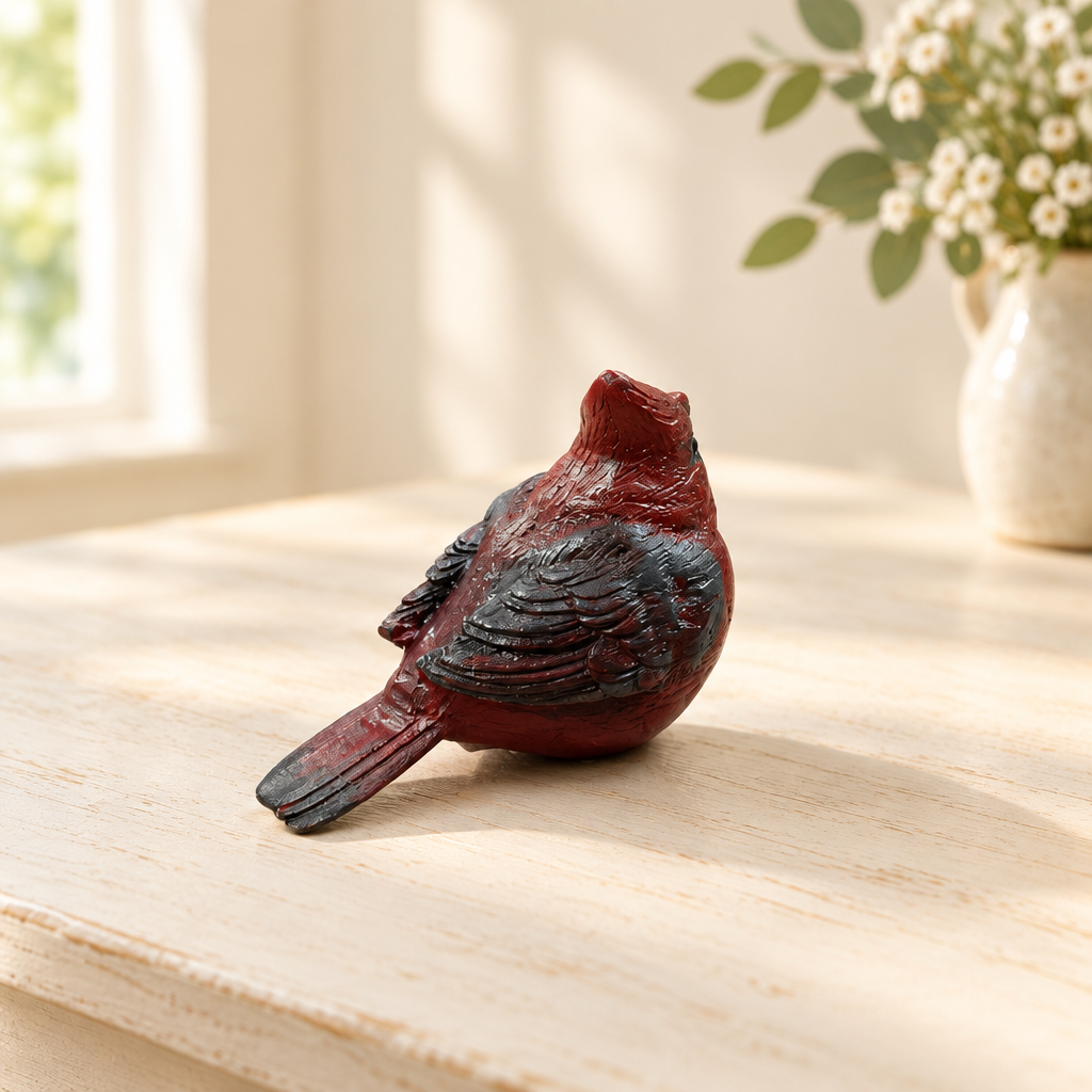 Hand Painted Cardinal Decor 46615