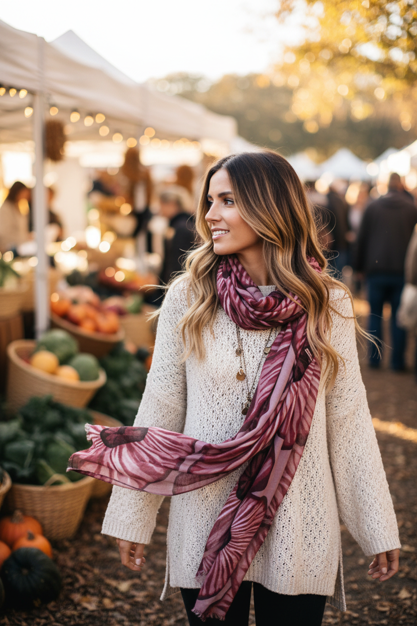 Red Scarf - Market