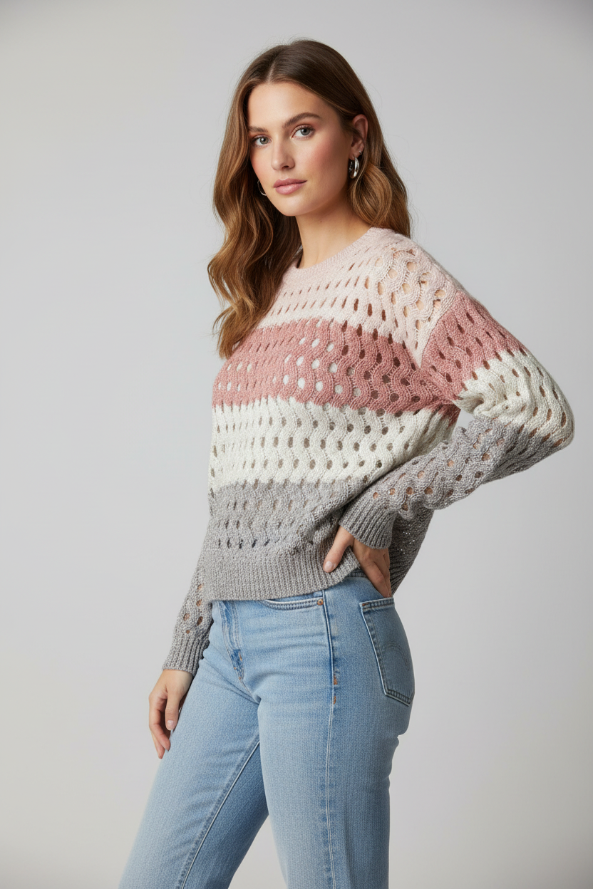 Multicolor Charlie B Sweater c2541s-648b
